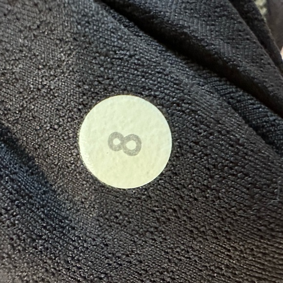 Lululemon Om & Roam Pullover Hoodie Jacket Black Zip Size 8 Grey Slouchy - Picture 6 of 7